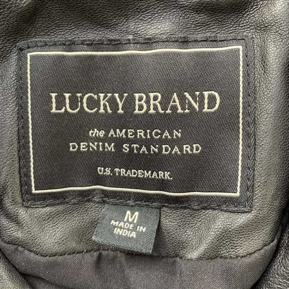 Lucky Brand Leather Jacket/Blazer - Picture 3 of 4